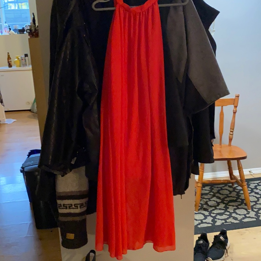 Halter style shift dress